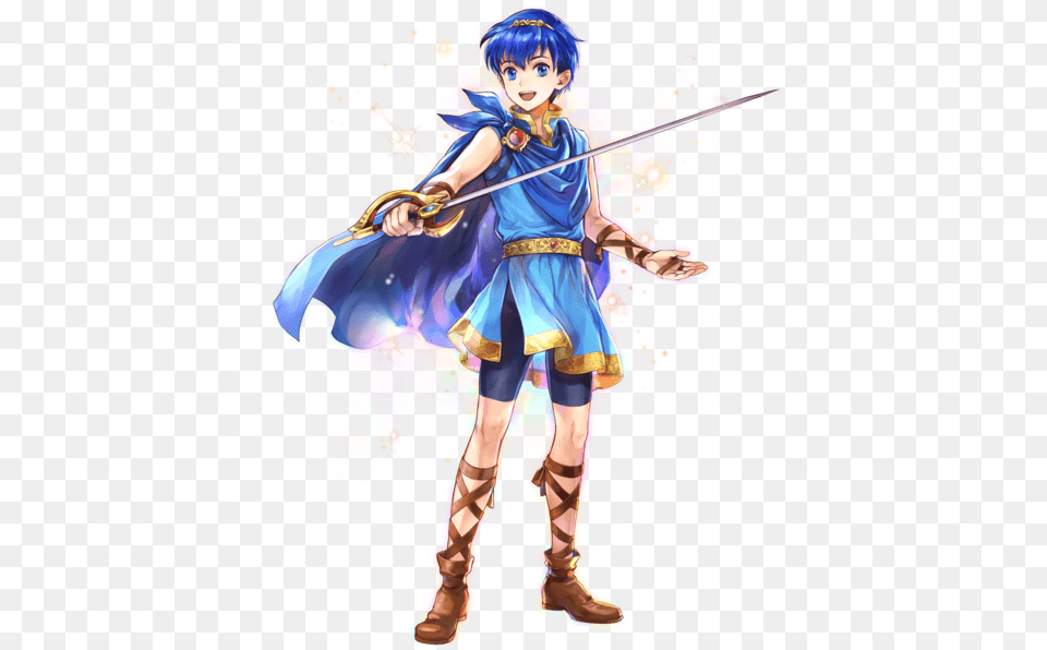 Fire Emblem Young Marth, Book, Comics, Publication, Person Png