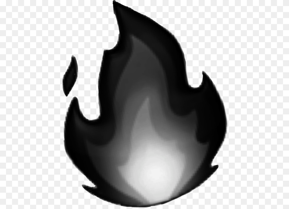 Fire Emoji Fireemoji Black Aesthetic Badass Baddie Fire Emoji Black And White, Electronics, Hardware, Helmet, Person Free Png