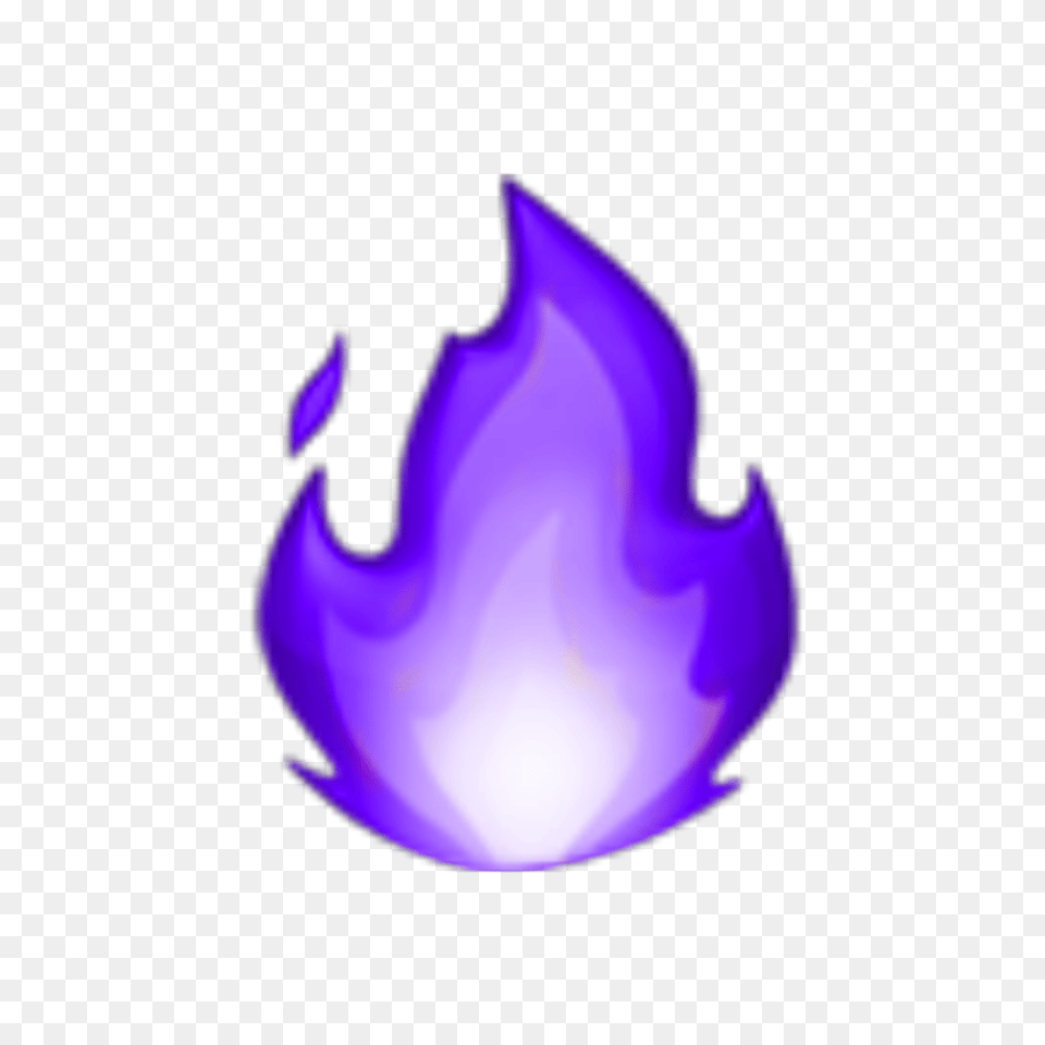 Fire Emoji Purple Iphone Fire Emoji, Flame, Lighting, Light, Nature Png