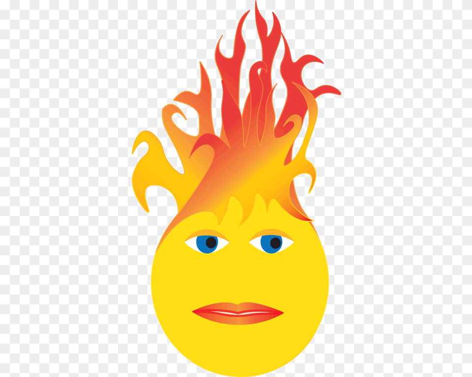 Fire Emoji Sometimes You Just Feel Like This On Behance Fire Emoji Gif, Flame, Baby, Person, Face Png Image