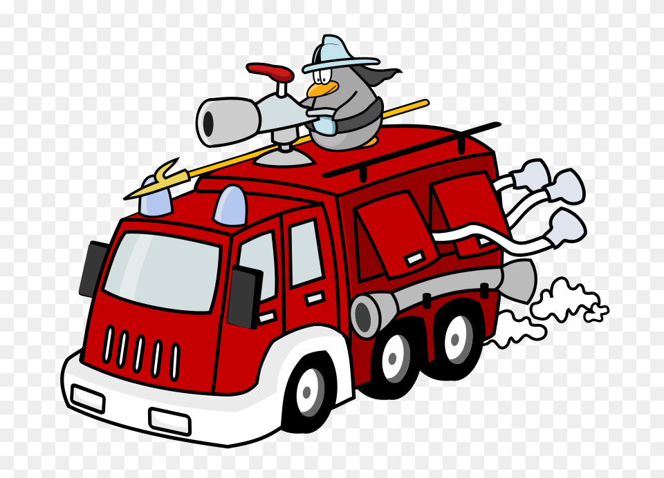 Fire Engine Clip Art Vector Clip Art Online Fire Station Clip Art, Transportation, Vehicle, Fire Truck, Truck Png Image