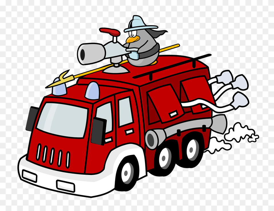 Fire Engine Clipart, Transportation, Vehicle, Machine, Wheel Free Png Download