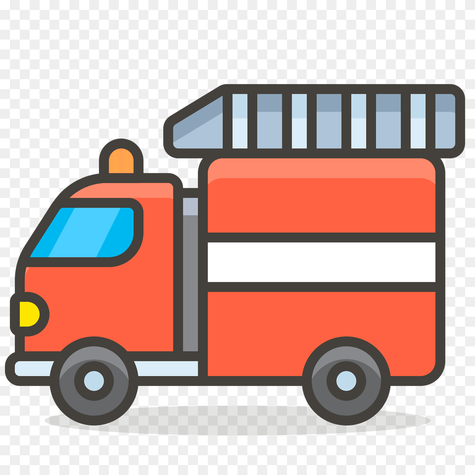 Fire Engine Emoji Clipart, Transportation, Van, Vehicle, Bulldozer Free Transparent Png