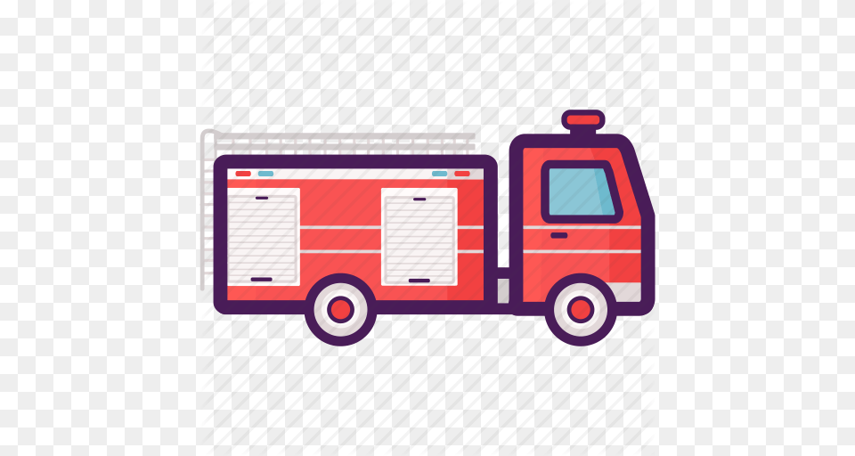 Fire Engine Fire Truck Firefighter Icon, Transportation, Vehicle, Fire Truck, Fire Station Free Transparent Png