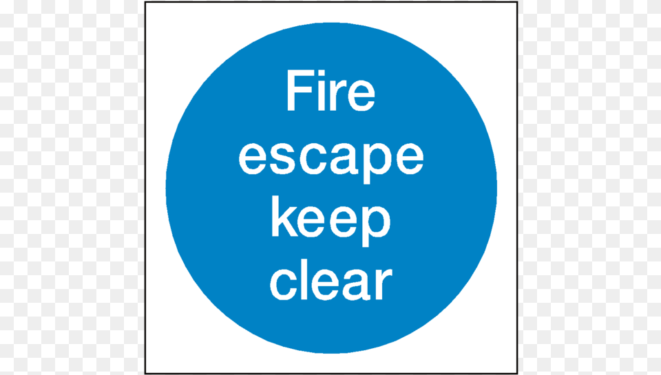 Fire Escape Keep Clear Sticker Fire Door Keep Shut Sign, Disk, Text Free Png