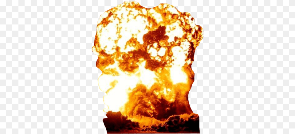 Fire Explosion Transparent Nuclear Explosion Hd, Bonfire, Flame Png Image