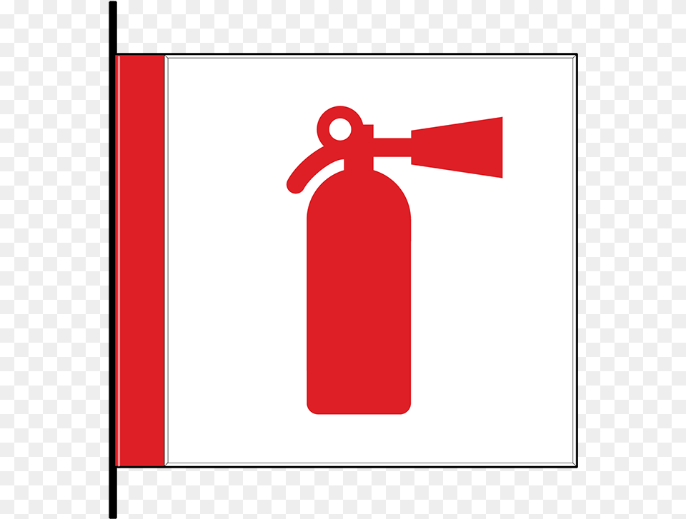 Fire Extinguisher Cabinet Id Flag Mount Fire Extinguisher Symbol, Dynamite, Weapon Free Png Download