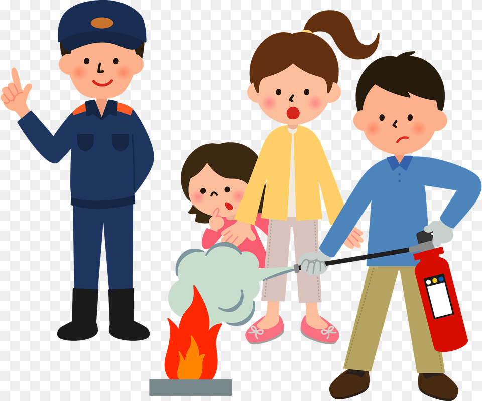 Fire Extinguisher Clipart, Baby, Person, Boy, Child Free Png