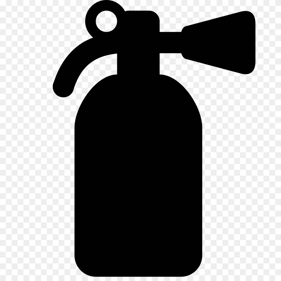 Fire Extinguisher Icon, Gray Png Image
