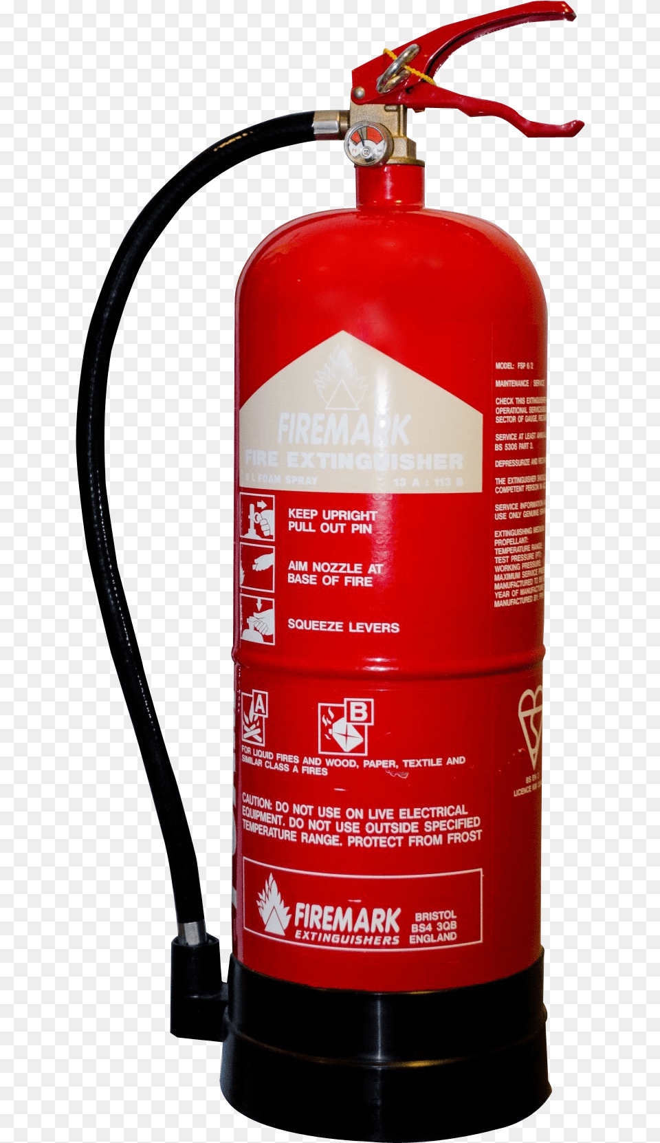 Fire Extinguisher Image Fire Cylinder Logo, Can, Tin Free Png Download