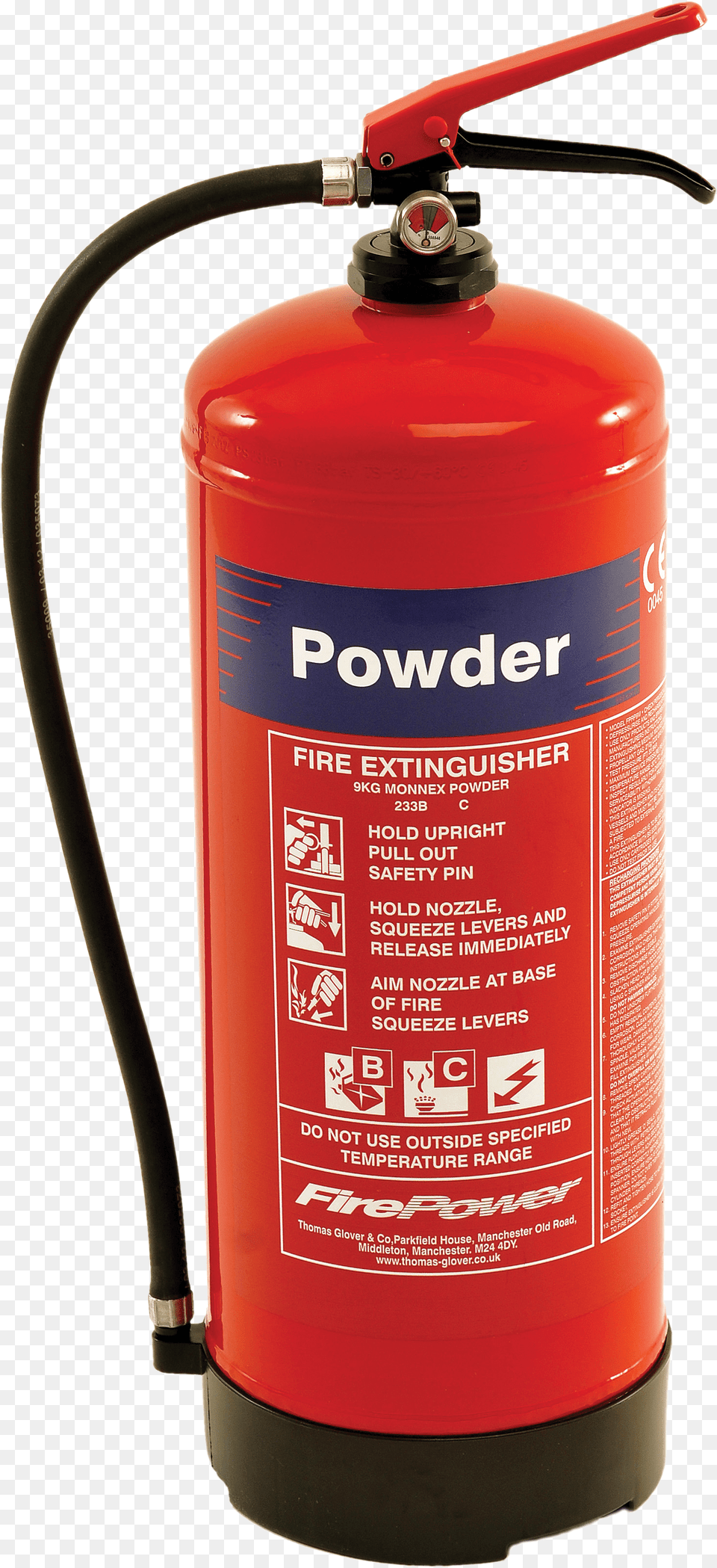 Fire Extinguisher Transparent Fire Extinguisher Powder, Cylinder, Bottle, Shaker Free Png Download