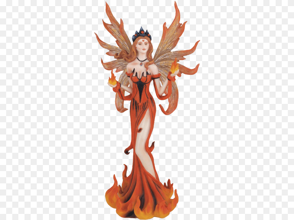 Fire Fairy Statue Fire Fairy, Clothing, Costume, Person Png