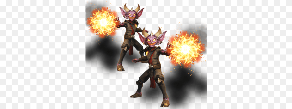 Fire Fiend Warlock Orc Must Die Unchained Fire Fiend, Person, Bonfire, Flame, Fireworks Png Image