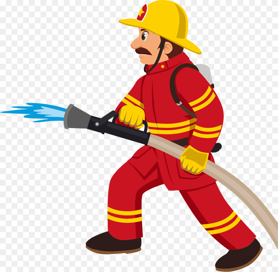 Fire Fighter Clipart Transparent Download Indian Firefighter Clipart, Person, Worker, Face, Head Free Png