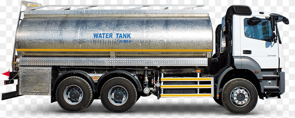 Fire Fighting Water Tanker Water Tank Truck, Trailer Truck, Transportation, Vehicle, Machine Png Image