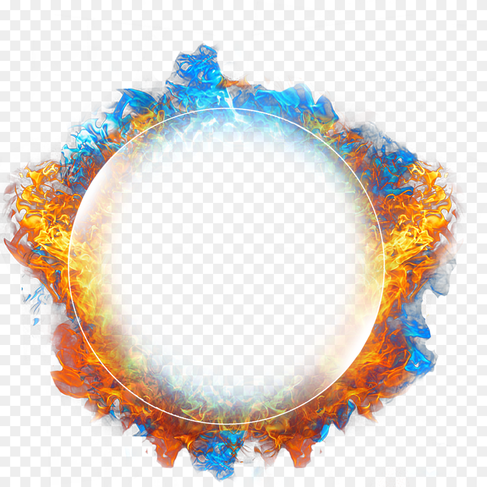 Fire Fireball Circle Shape Bluefire Element Magic, Accessories, Fractal, Ornament, Pattern Png