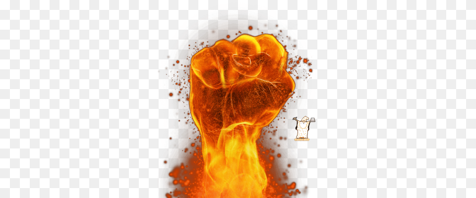 Fire Fist Technique Hand On Fire, Outdoors, Nature, Mountain, Body Part Free Png