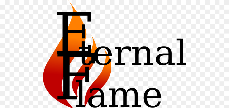 Fire Flame Logo Eternal Flame Clip Art, Text, Dynamite, Weapon Free Transparent Png