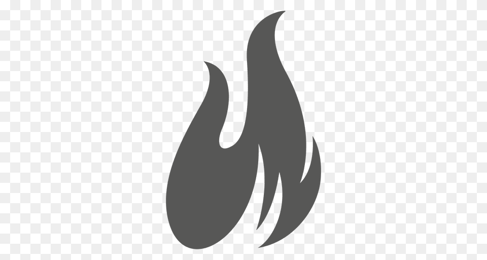 Fire Flame Silhouette Icon, Nature, Night, Outdoors Png Image