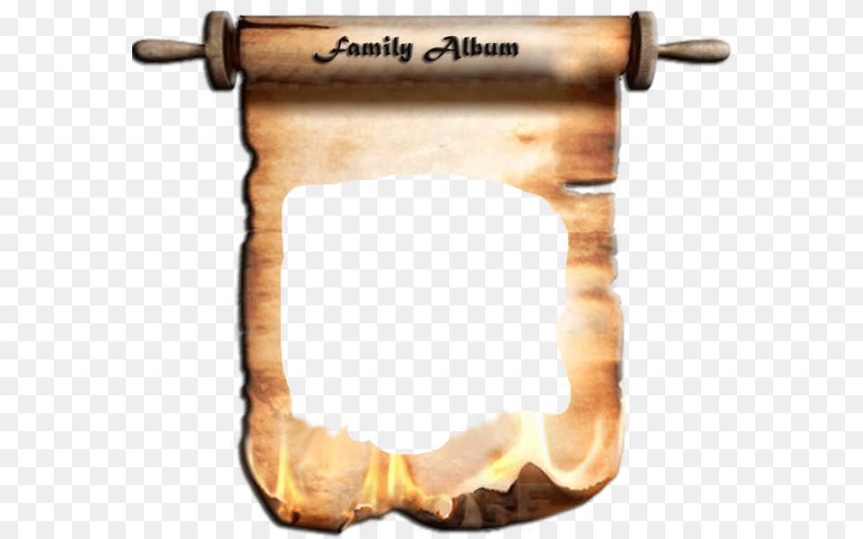 Fire Frame, Text, Document, Scroll, Person Free Transparent Png
