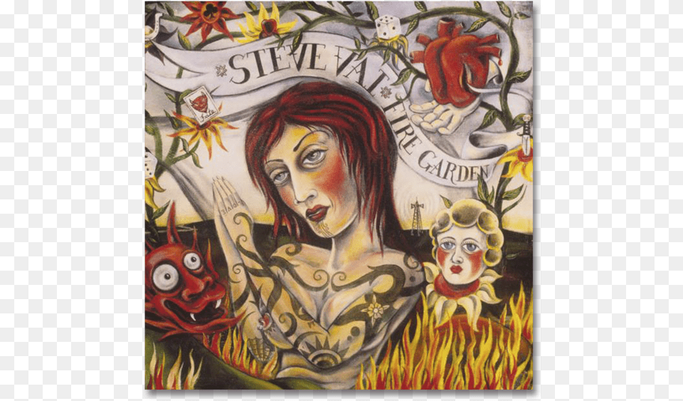 Fire Garden Cd Steve Vai Fire Garden, Art, Modern Art, Painting, Book Free Png