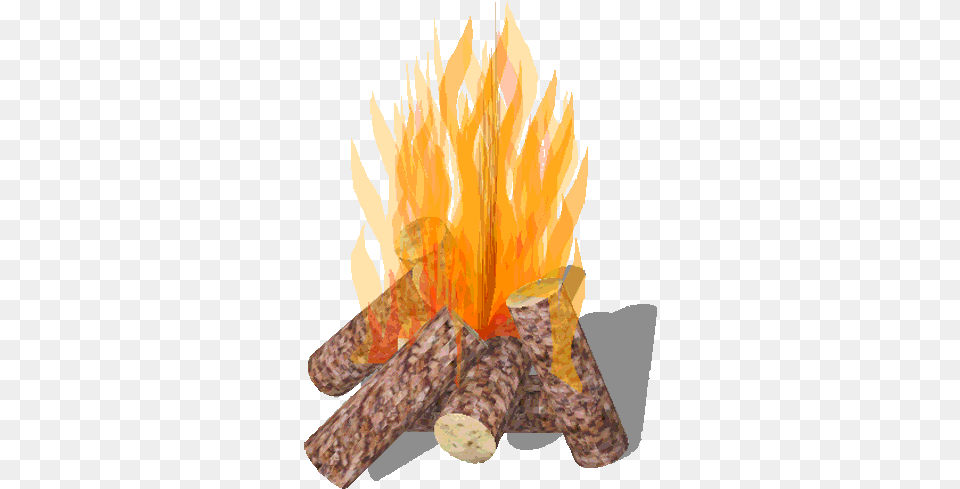 Fire Gif Burning Wood Animated Gif, Flame, Person, Bonfire Free Png