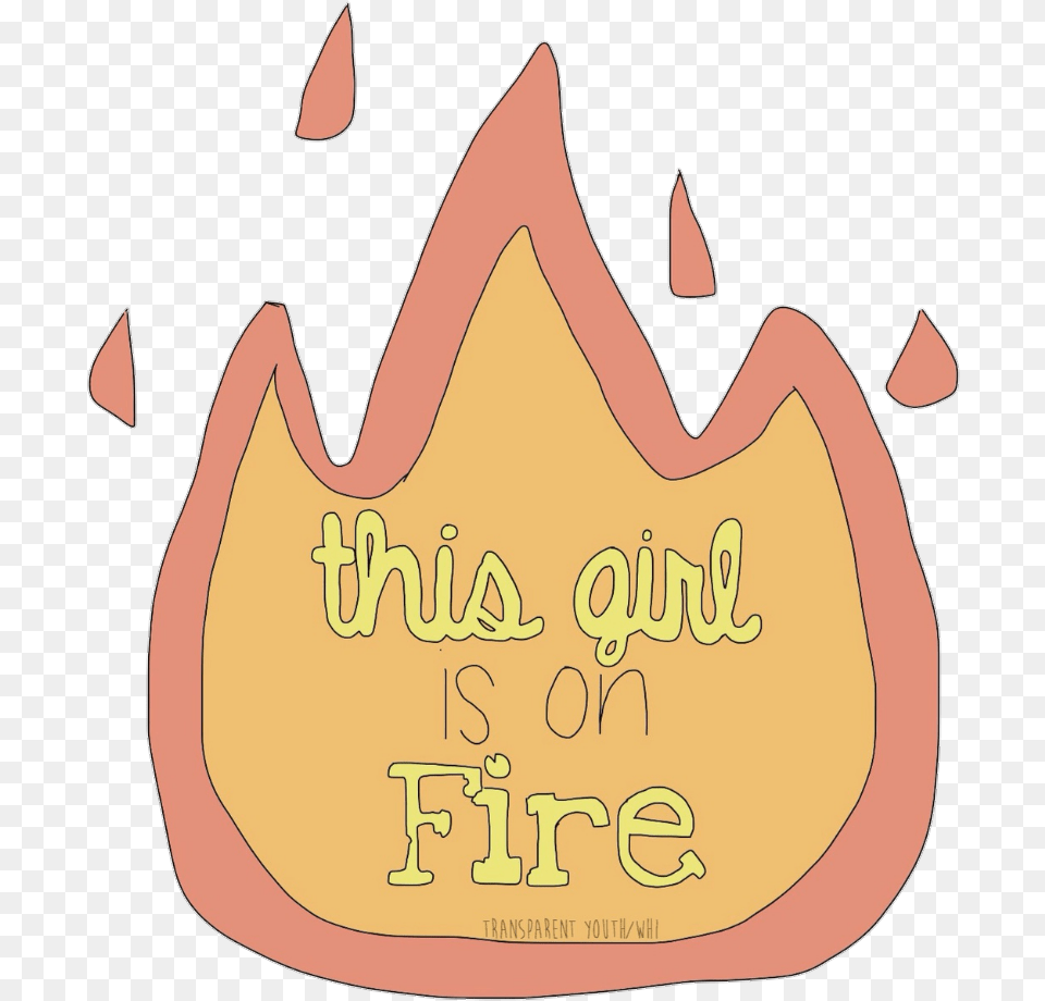 Fire Girlpower Girlonfire Aesthetic Tumblr Sticker 100 Emoji, Festival Png Image