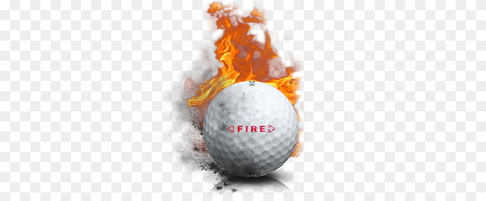 Fire Golf Balls For Golf, Ball, Golf Ball, Sport, Bonfire Free Png Download