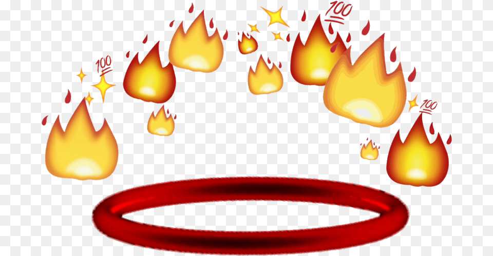 Fire Halo Crown Picsart, Flame Free Png Download