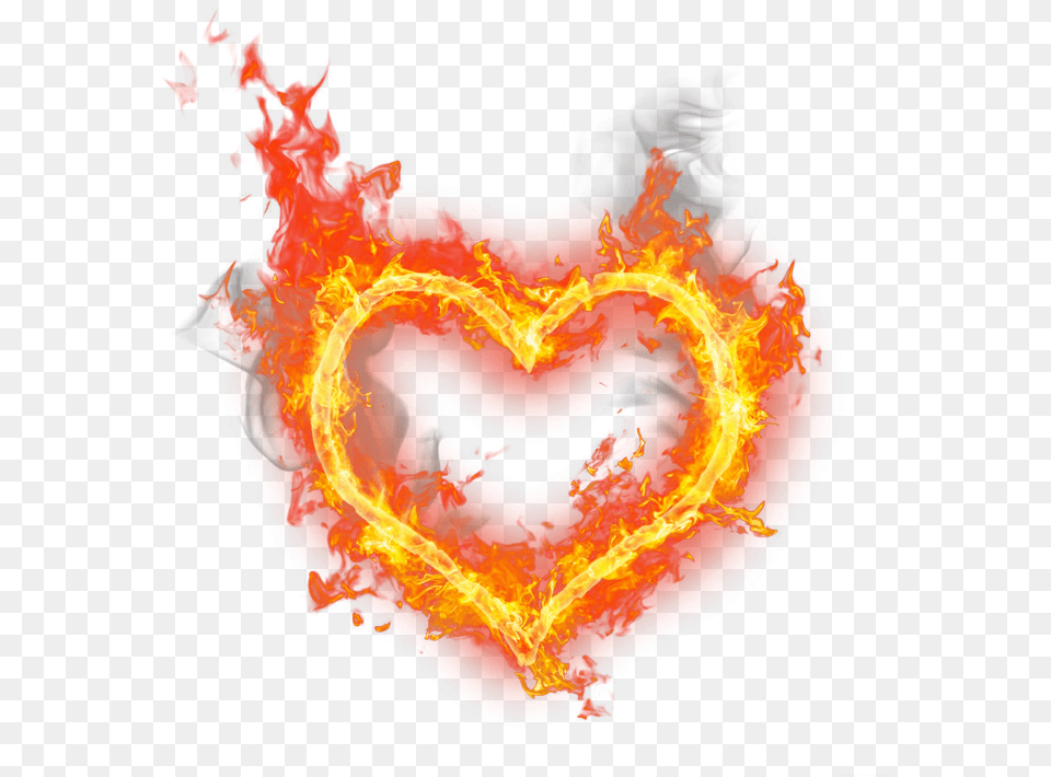 Fire Heart Burning Fire Full Hd, Flame, Symbol Png