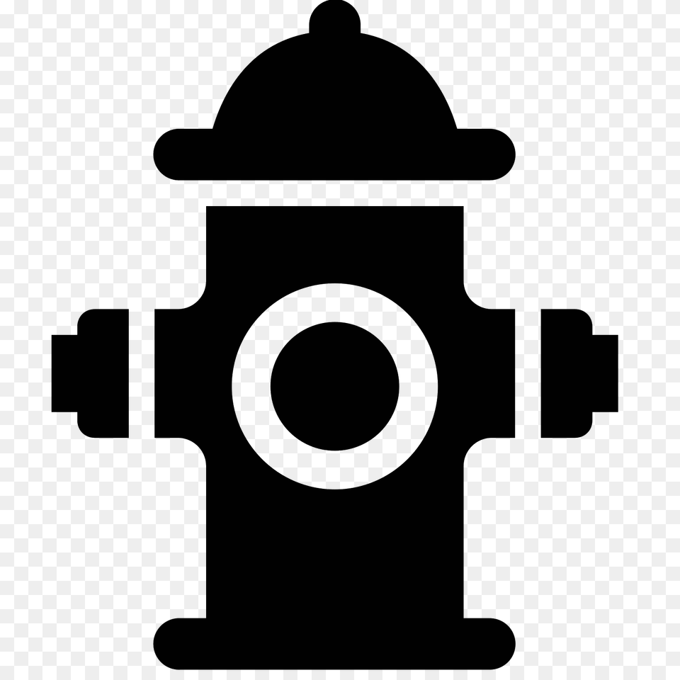 Fire Hydrant, Gray Png
