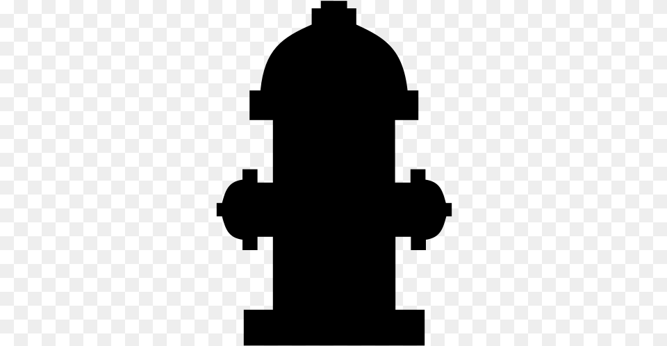 Fire Hydrant Rubber Stamp Fire Hydrants Silhouette, Gray Free Png