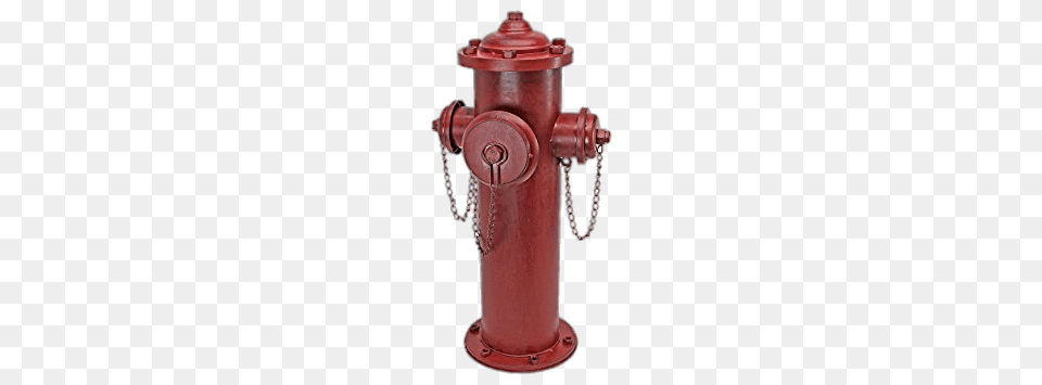 Fire Hydrant Secured With Chains, Fire Hydrant Free Transparent Png