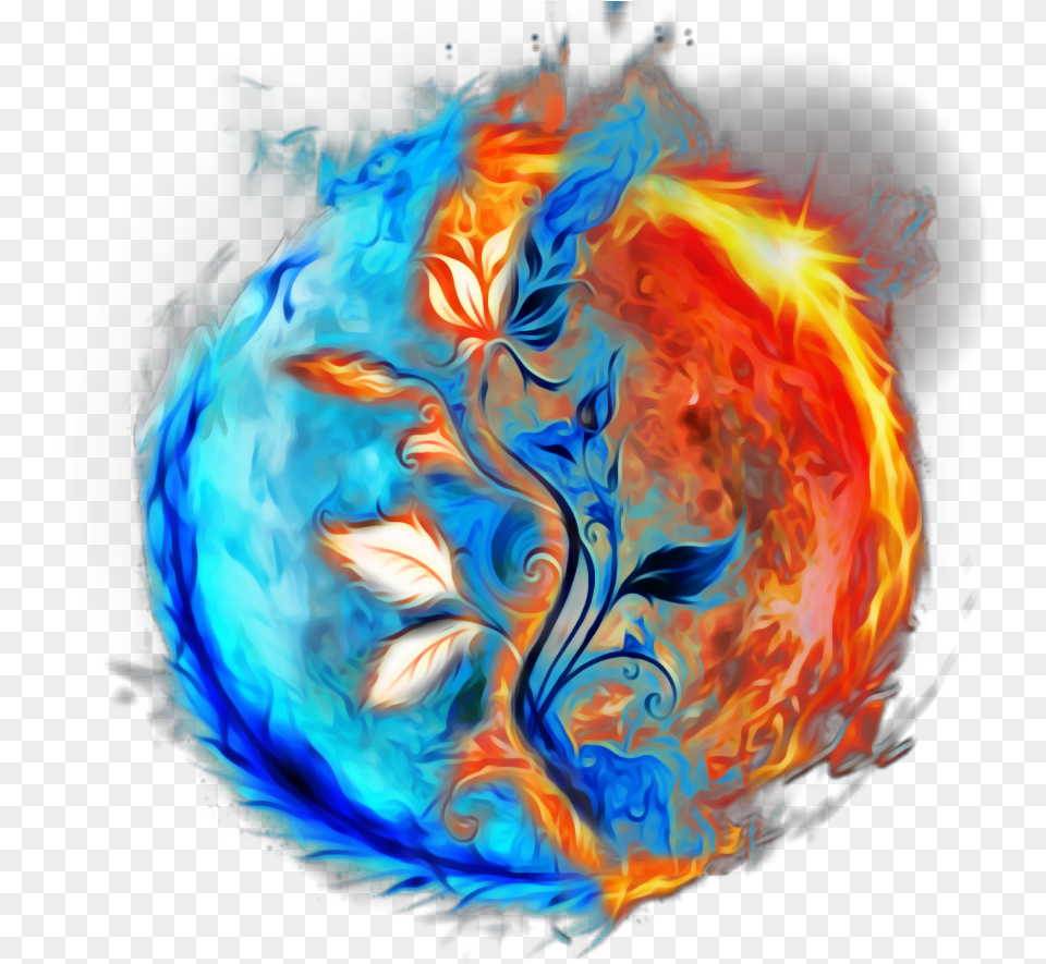 Fire Ice Combat76 Fire And Ice, Accessories, Fractal, Ornament, Pattern Png Image