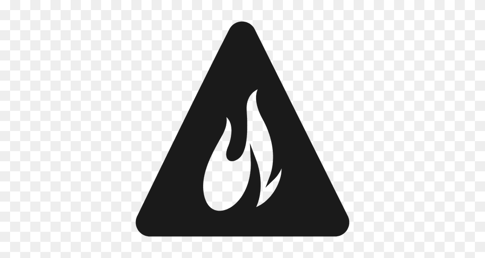 Fire Icon, Symbol, Triangle, Sign Free Png