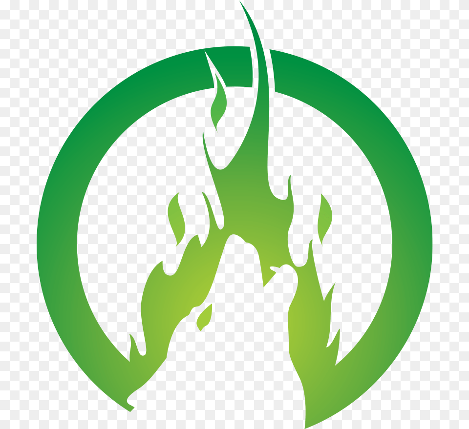 Fire Icon Transparent Green Fire Icon, Logo, Person, Symbol Free Png