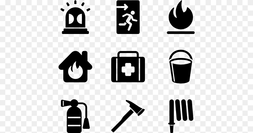 Fire Icon Vector Fire Safety Icons, Gray Png