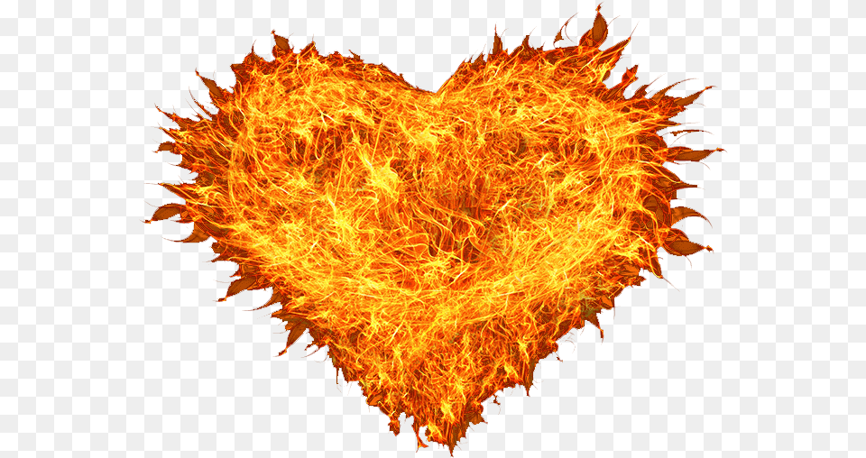 Fire In A Heart Shape, Flame, Pattern, Accessories, Bonfire Png Image