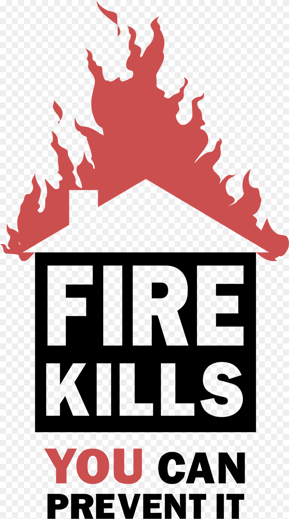 Fire Kills Logo Transparent Fire Safety Fire Awareness Posters, Flame, Person Free Png