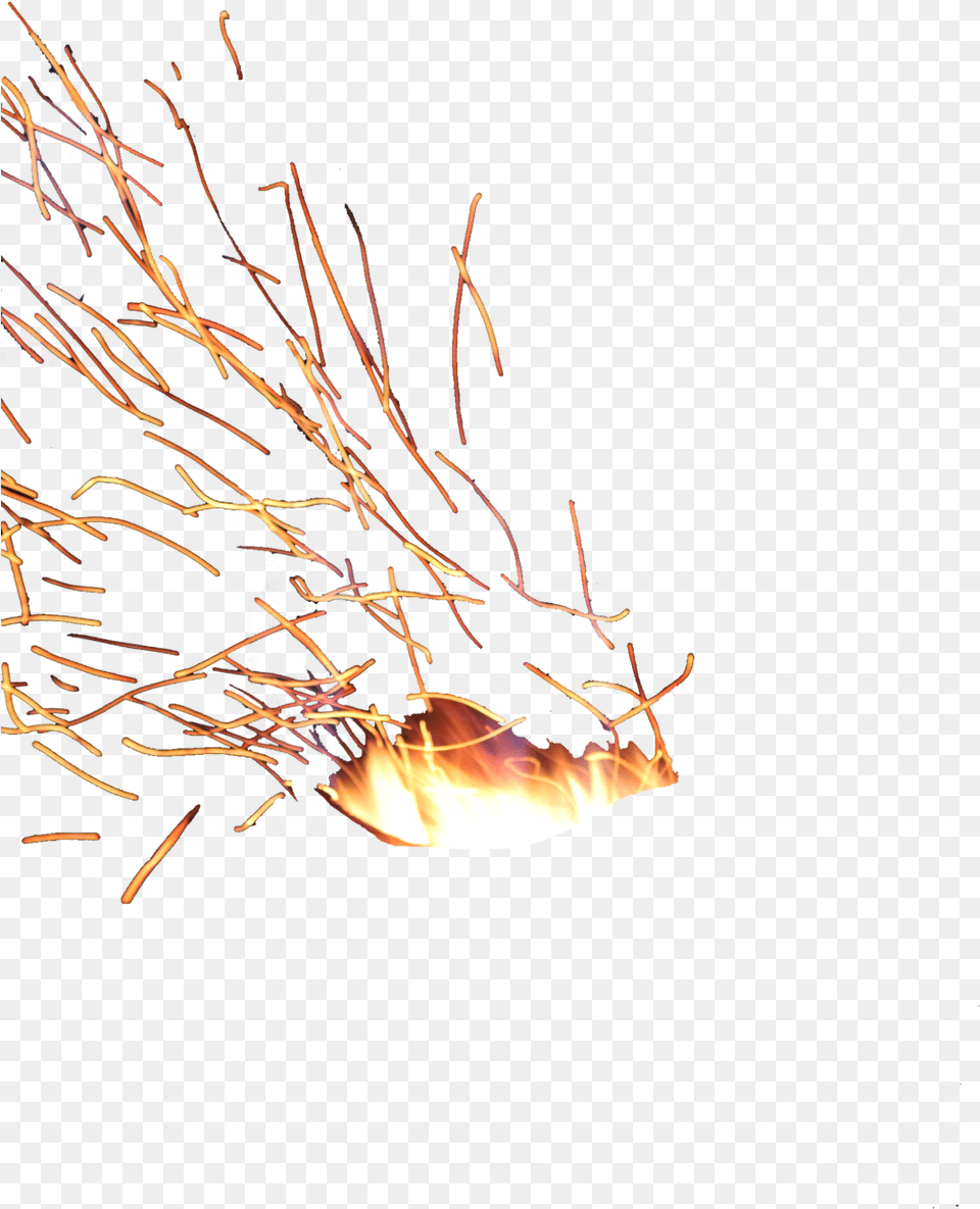 Fire Light Spark Electric Streetlight Transparent Fire Sparks, Fireworks, Nature, Night, Outdoors Free Png Download