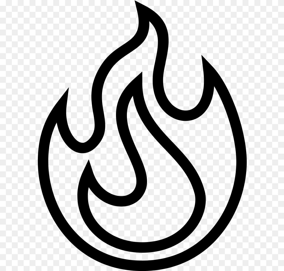 Fire Line Icon Fire Line Art, Gray Free Png