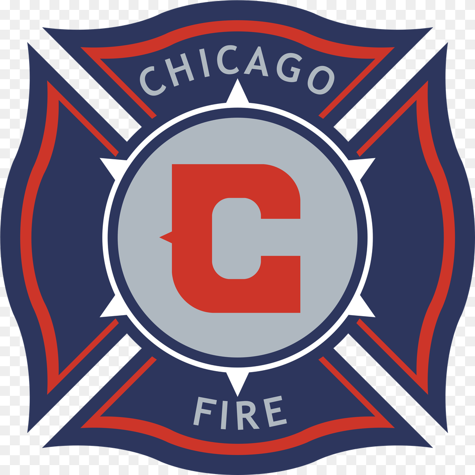 Fire Logo Transparent Svg Vector Logo Chicago Fire Fc, Emblem, Symbol, Badge Free Png Download