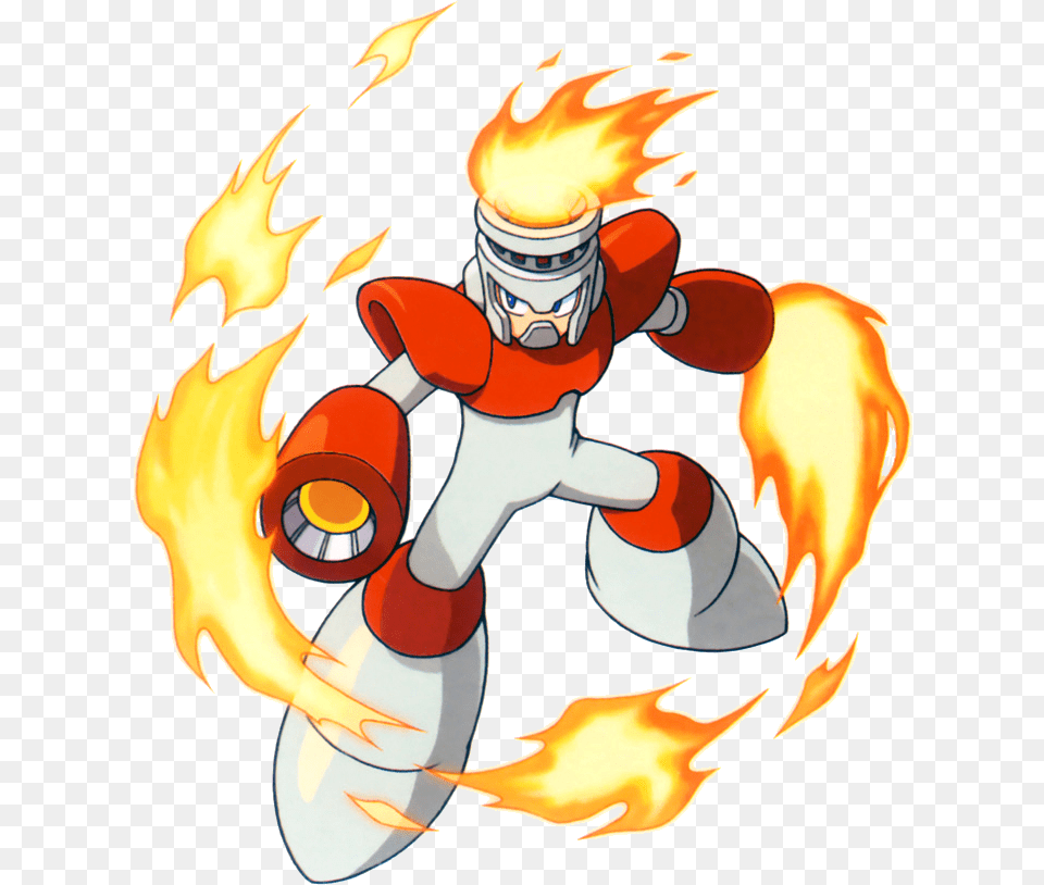 Fire Man Robot Master, Baby, Person, Flame Png Image