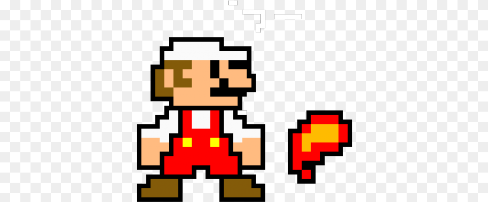 Fire Mario Pixel Art Fire Mario Pixel Art, First Aid Free Png Download