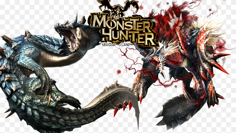 Fire Monster Monster Hunter, Dragon, Animal, Dinosaur, Reptile Png Image