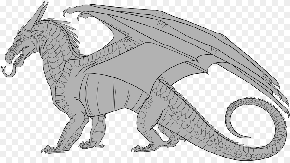 Fire Nightwing Dragon Breathing Deathbringer Wings Of Fire, Animal, Dinosaur, Reptile Free Png Download