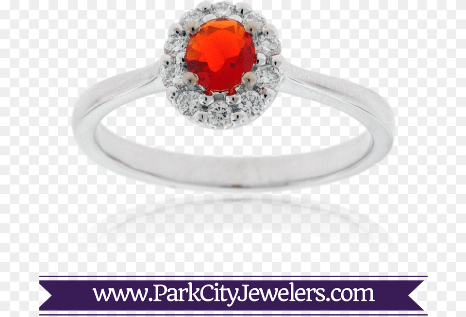 Fire Opal And Diamond Ring Rose Gold Engagement Rings With Coloredstones, Accessories, Jewelry, Gemstone Png Image