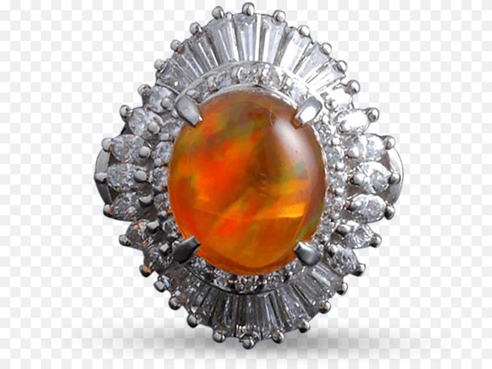 Fire Opal Ring Shimano Ultegra 6800 Crankstel, Accessories, Gemstone, Jewelry, Ornament Free Png