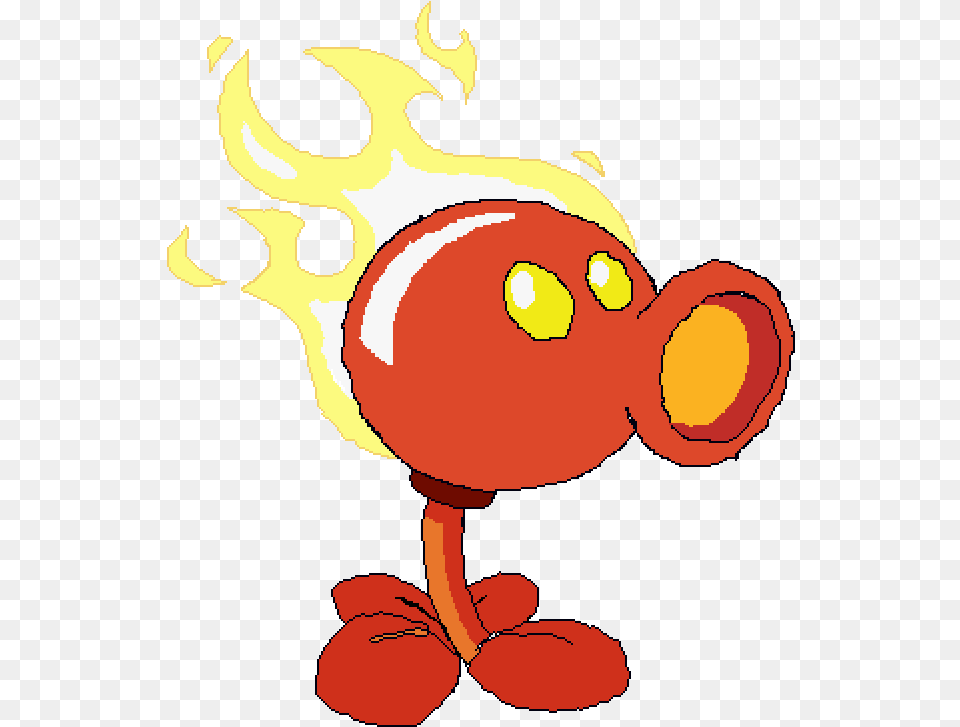 Fire Peashooter Pixel Art, Dynamite, Weapon Png Image