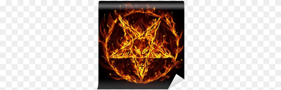 Fire Pentagram, Flame, Pattern, Accessories, Bonfire Png Image